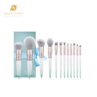 12PCS Dull Polish Makeup Brushes Suit with High Quality